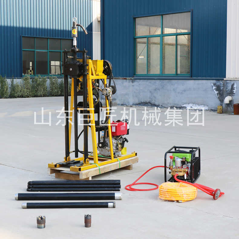 巨匠液壓輕便巖心鉆機全自動勘探鉆機雙油缸液壓進給系統(tǒng)